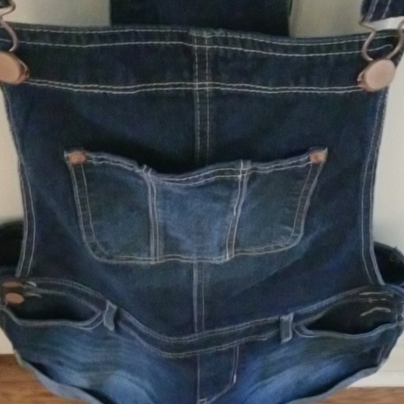 NOBO relaxed fit jean short overalls - Picture 5 of 6